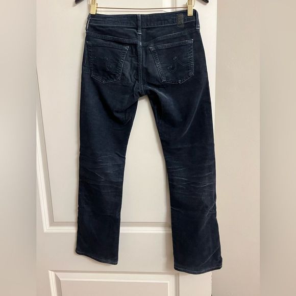 Anthropologie AG Tomboy Boyfriend Fit Distressed Whiskered Corduroy Jeans Sz 26R - Picture 4 of 13